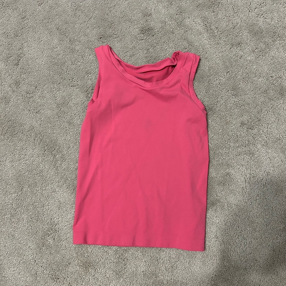 SHEIN Vibrant Pink Tank Top